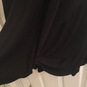 Black 2XL knot tunic